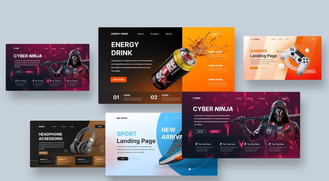 Startup Landing Pages web designing services hyderabad